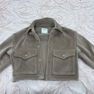 Abercrombie Corduroy Button-Up Jacket